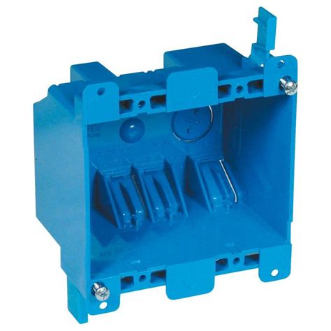 dual gang electric box|2 gang shallow electrical box.